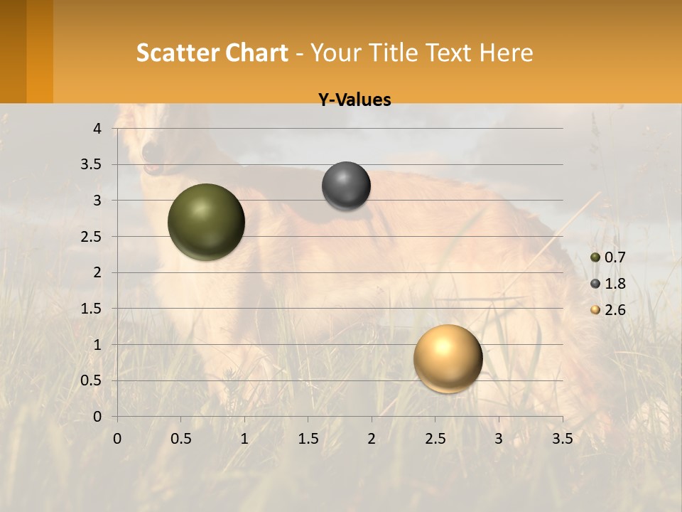 Russian Hunting Greyhound Dog PowerPoint Template