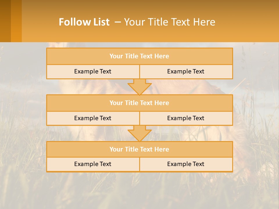 Russian Hunting Greyhound Dog PowerPoint Template