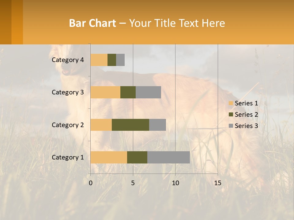 Russian Hunting Greyhound Dog PowerPoint Template