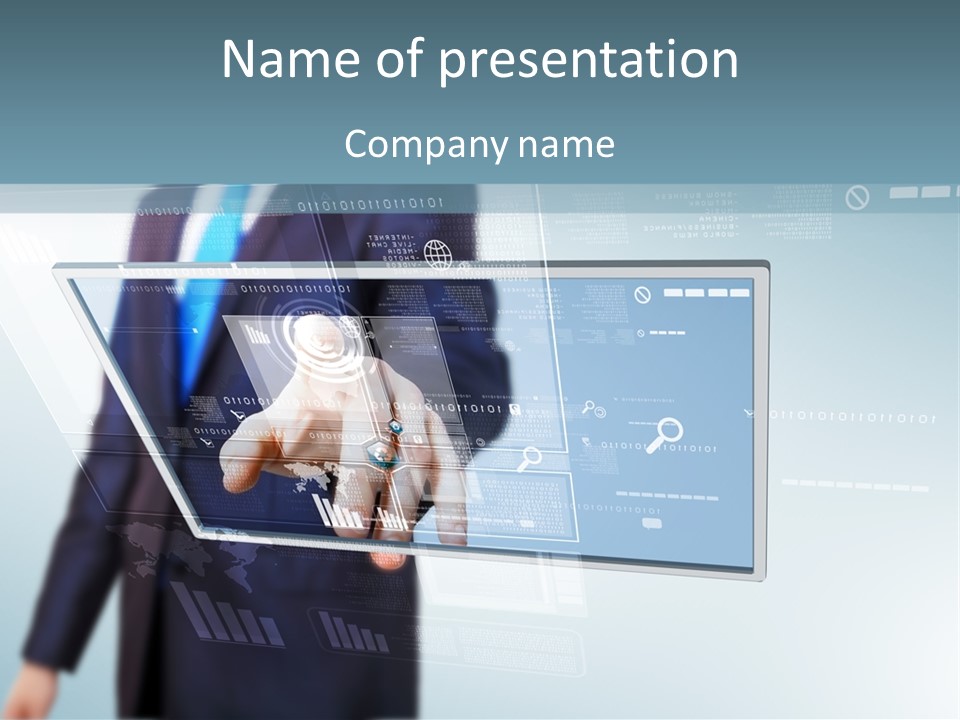 Touch Screen PowerPoint Template