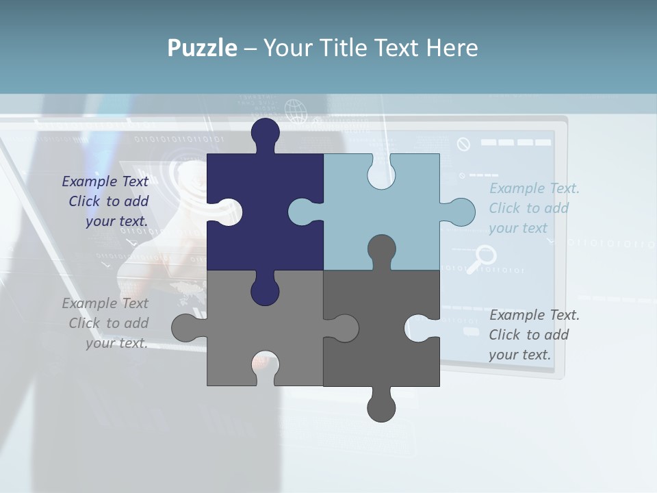 Touch Screen PowerPoint Template