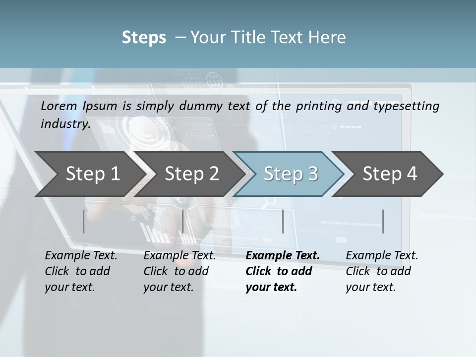 Touch Screen PowerPoint Template