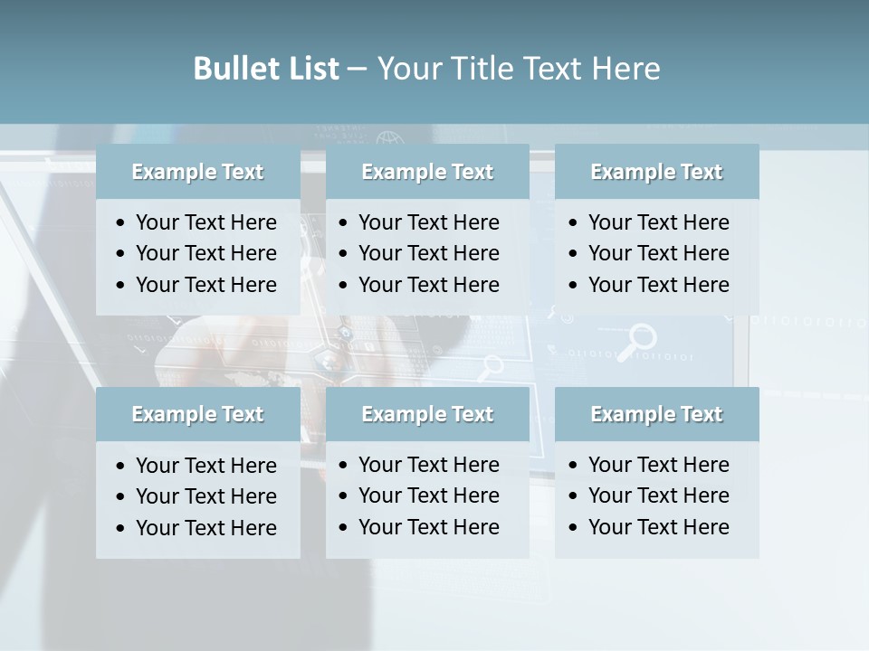Touch Screen PowerPoint Template