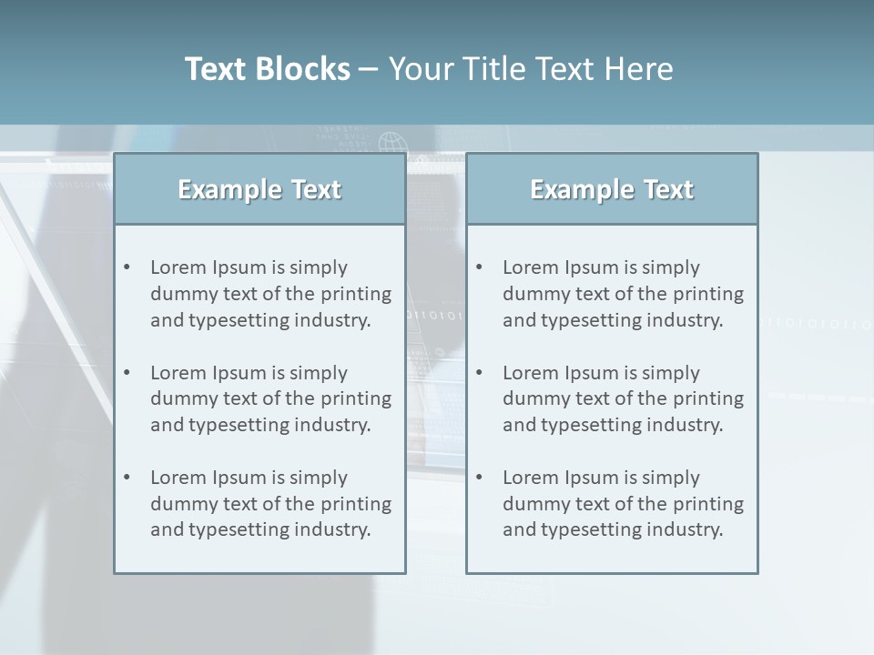 Touch Screen PowerPoint Template