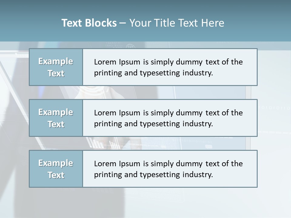 Touch Screen PowerPoint Template