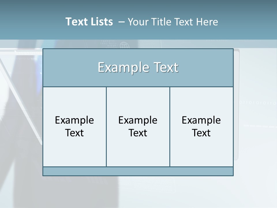 Touch Screen PowerPoint Template