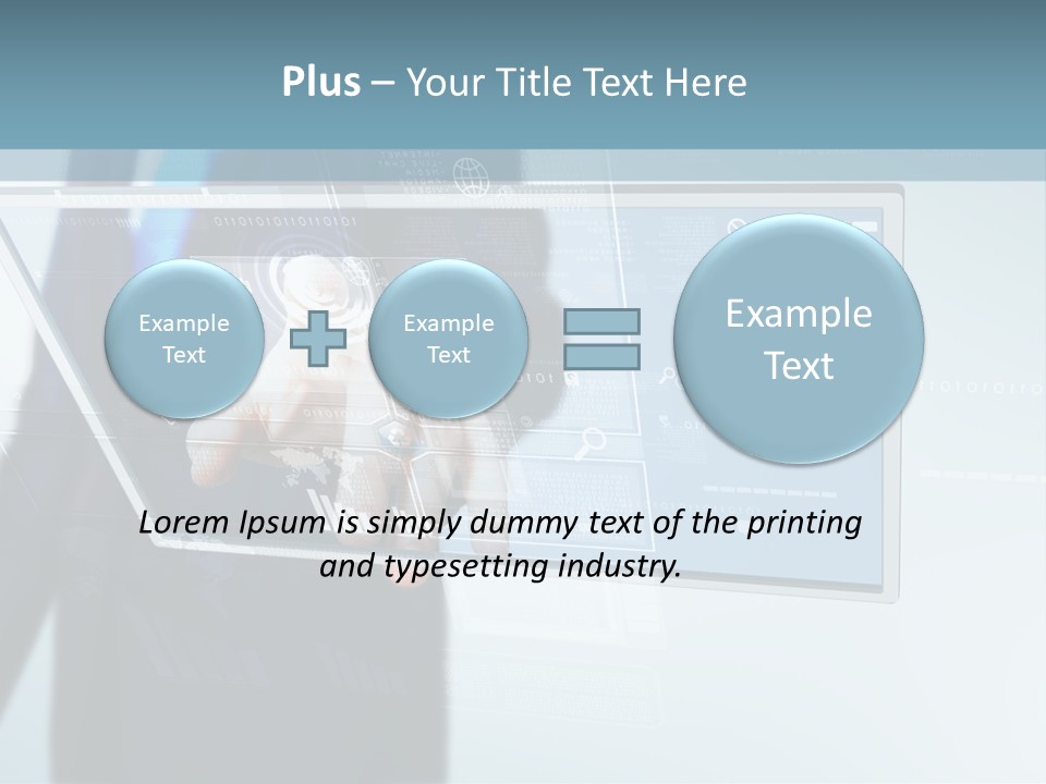 Touch Screen PowerPoint Template