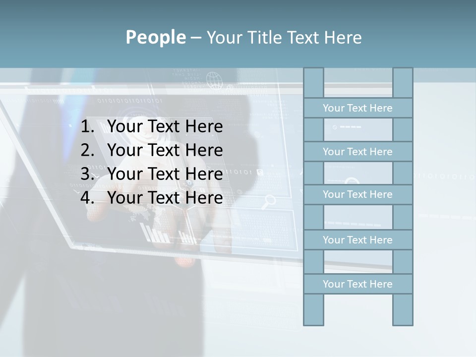Touch Screen PowerPoint Template