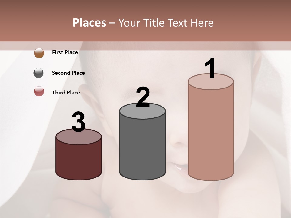 Baby Under The Covers PowerPoint Template