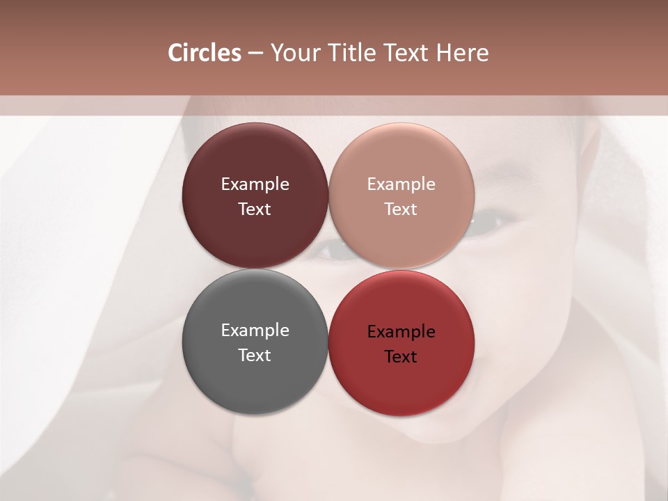 Baby Under The Covers PowerPoint Template