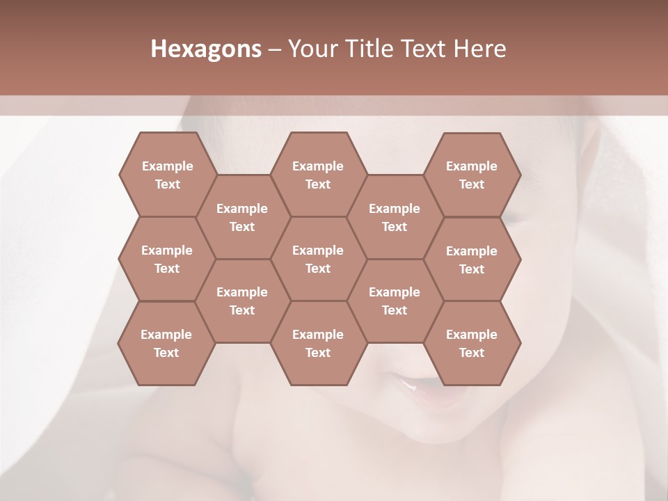 Baby Under The Covers PowerPoint Template