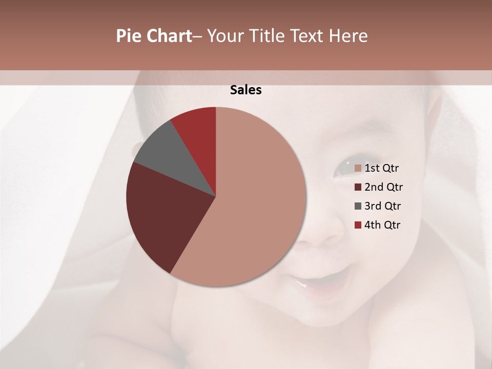 Baby Under The Covers PowerPoint Template