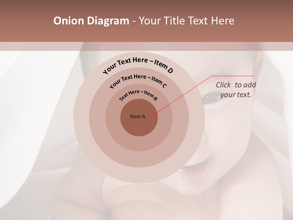 Baby Under The Covers PowerPoint Template