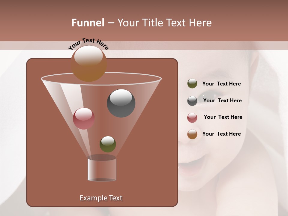 Baby Under The Covers PowerPoint Template