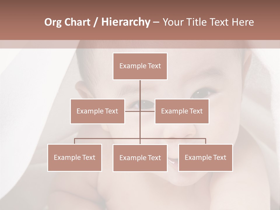 Baby Under The Covers PowerPoint Template