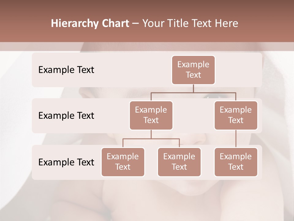 Baby Under The Covers PowerPoint Template