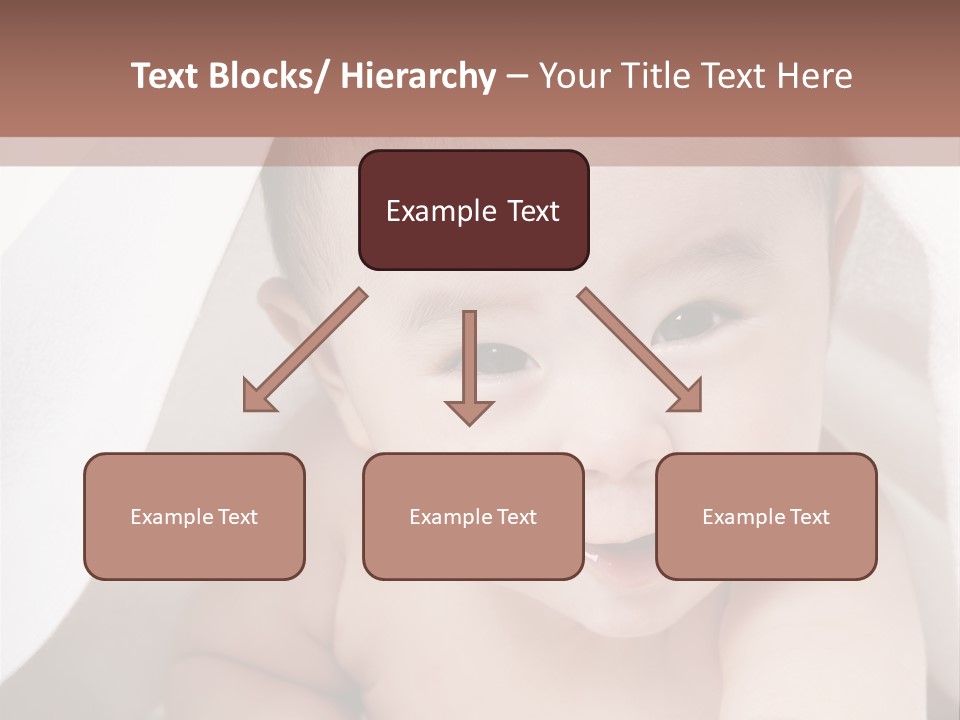 Baby Under The Covers PowerPoint Template