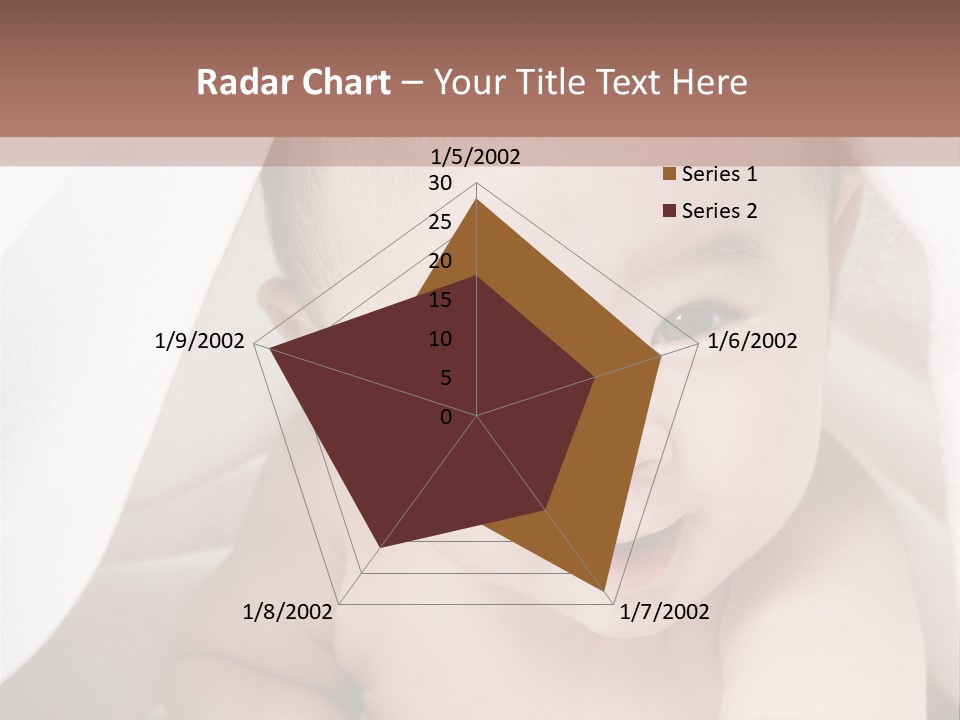 Baby Under The Covers PowerPoint Template
