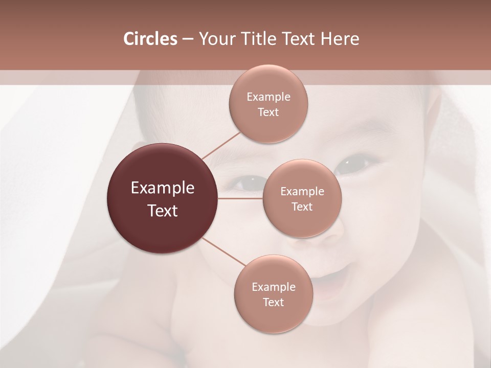 Baby Under The Covers PowerPoint Template