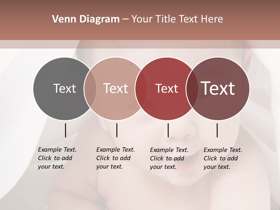 Baby Under The Covers PowerPoint Template