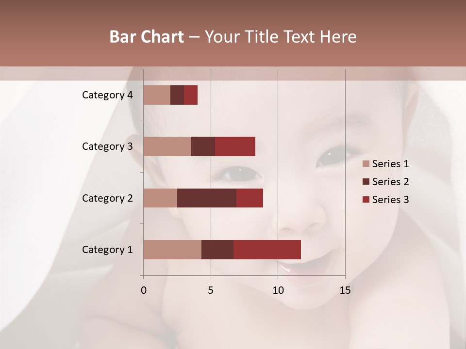 Baby Under The Covers PowerPoint Template