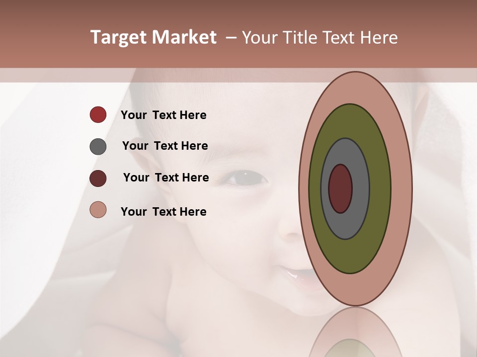 Baby Under The Covers PowerPoint Template