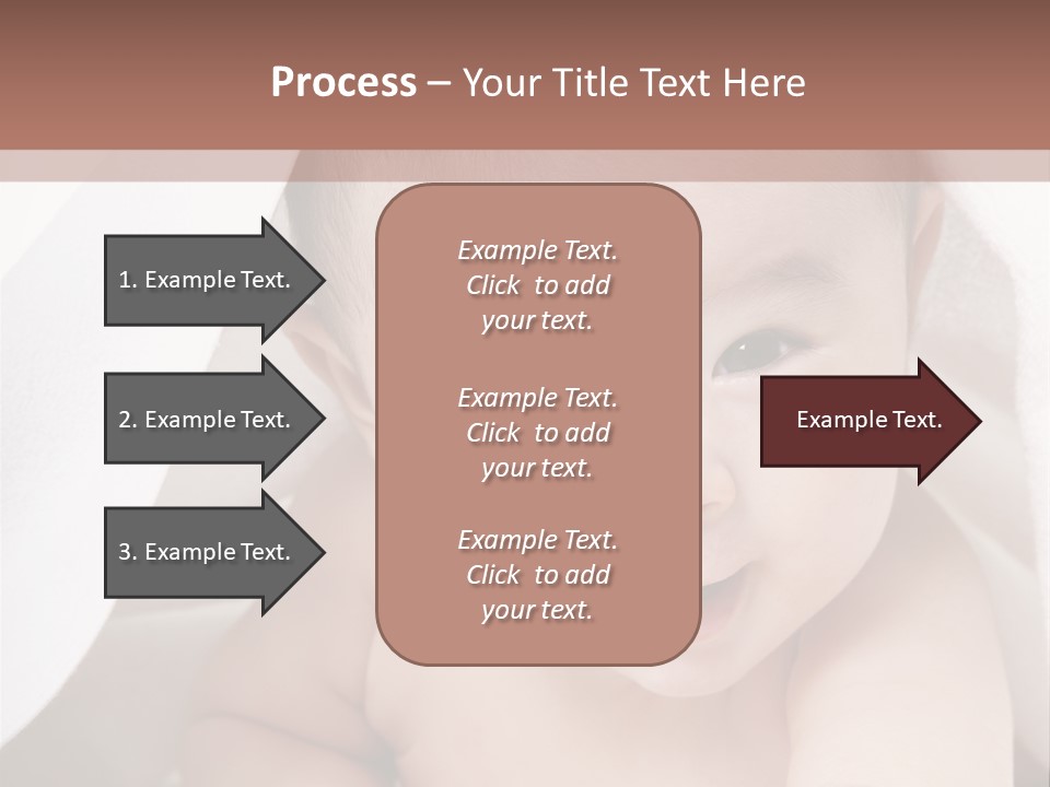 Baby Under The Covers PowerPoint Template