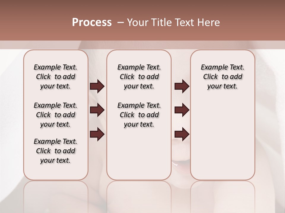 Baby Under The Covers PowerPoint Template