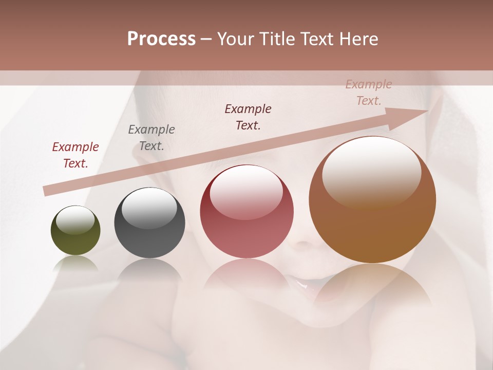 Baby Under The Covers PowerPoint Template