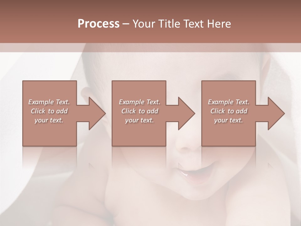 Baby Under The Covers PowerPoint Template