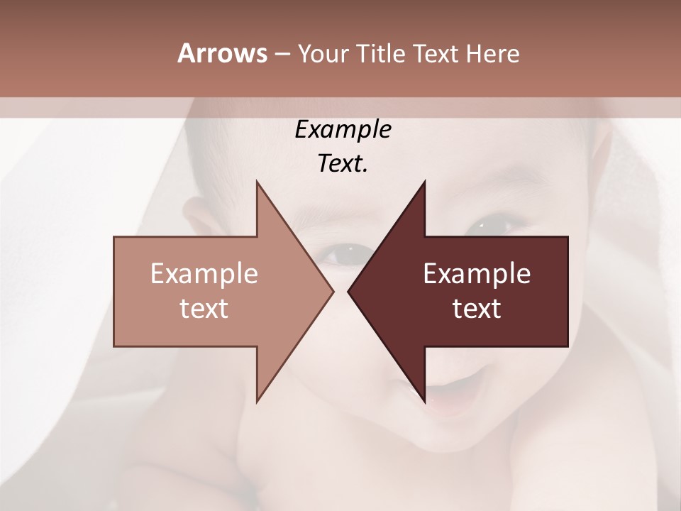 Baby Under The Covers PowerPoint Template