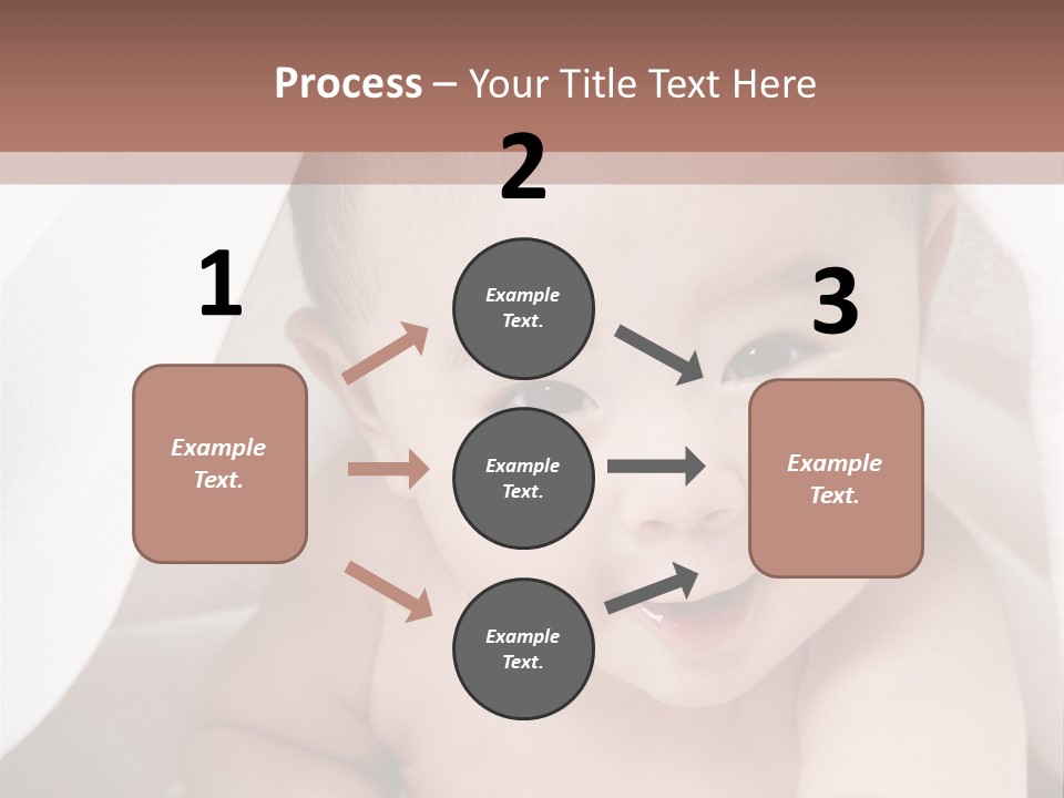 Baby Under The Covers PowerPoint Template