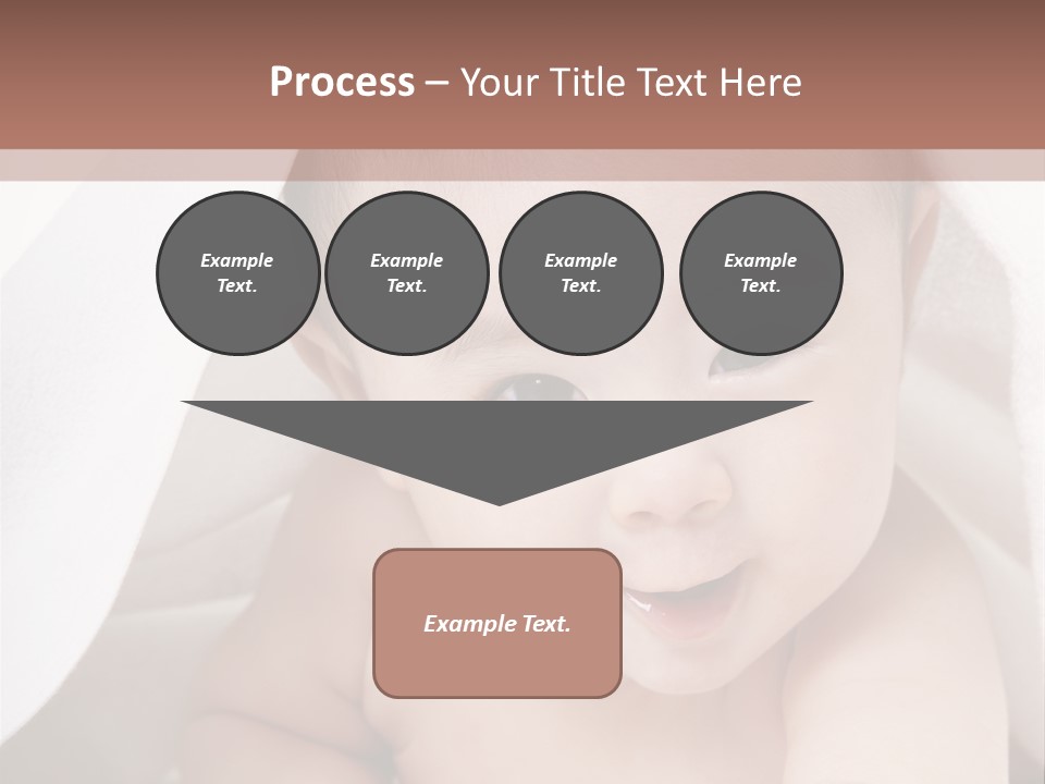 Baby Under The Covers PowerPoint Template