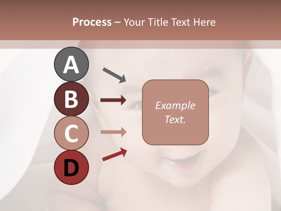 Baby Under The Covers PowerPoint Template