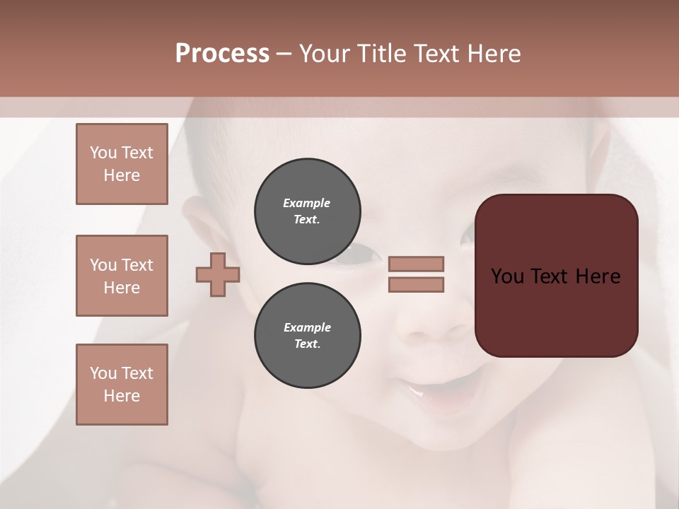 Baby Under The Covers PowerPoint Template
