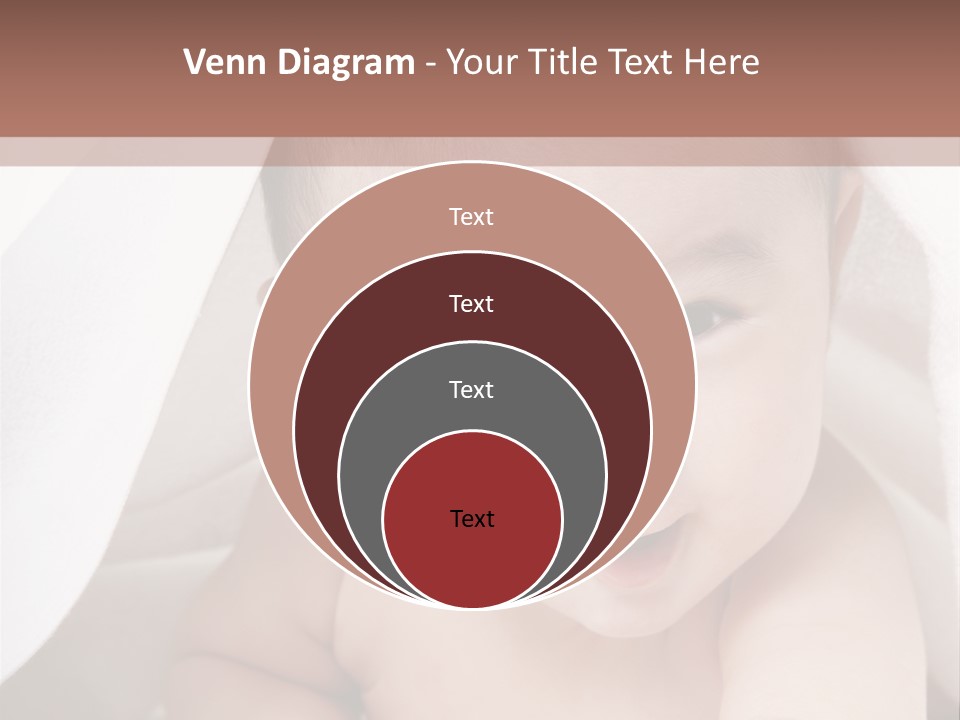 Baby Under The Covers PowerPoint Template