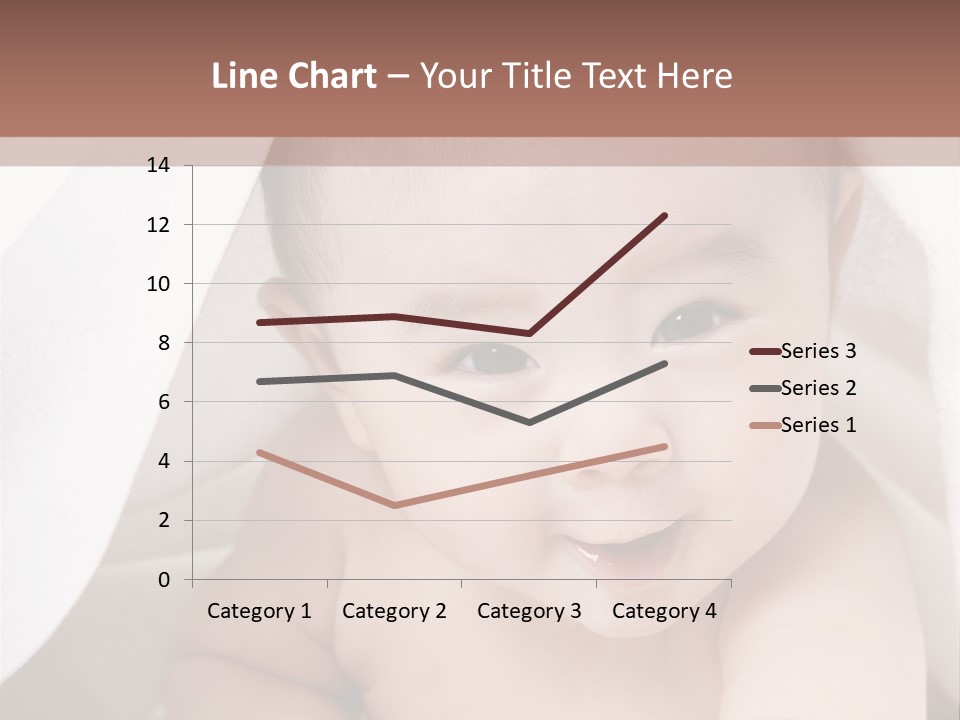 Baby Under The Covers PowerPoint Template