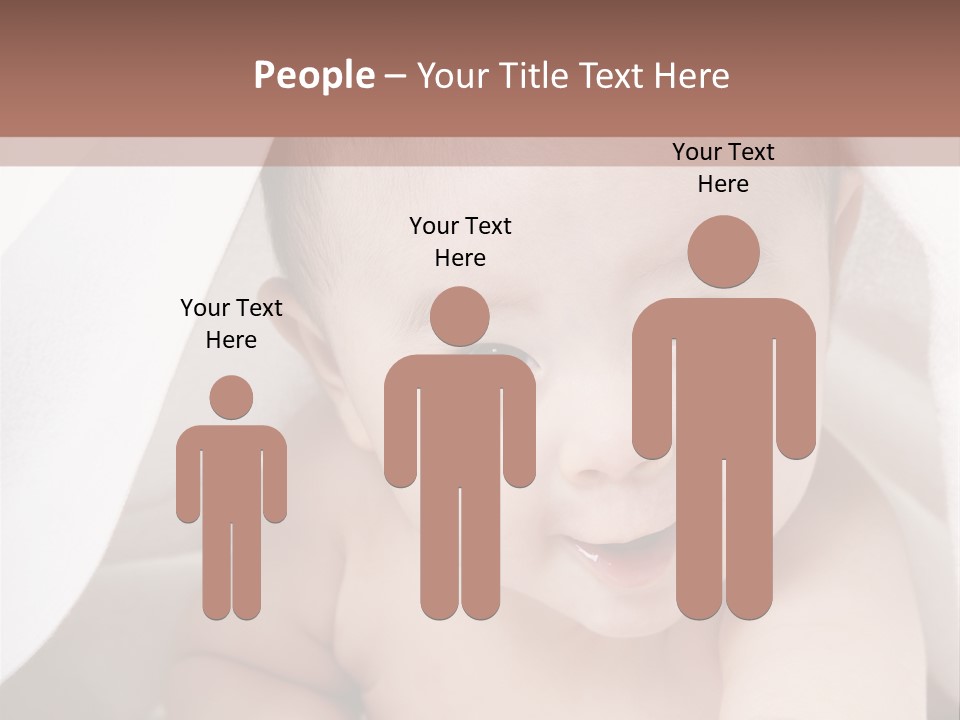 Baby Under The Covers PowerPoint Template