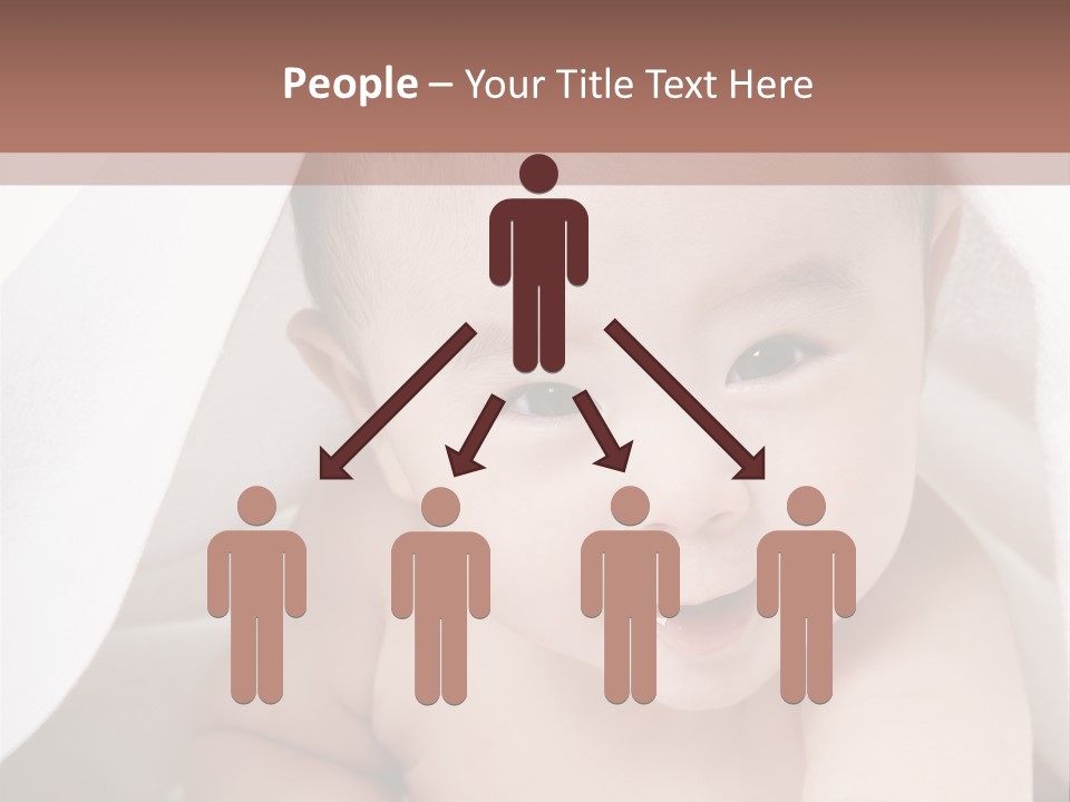 Baby Under The Covers PowerPoint Template