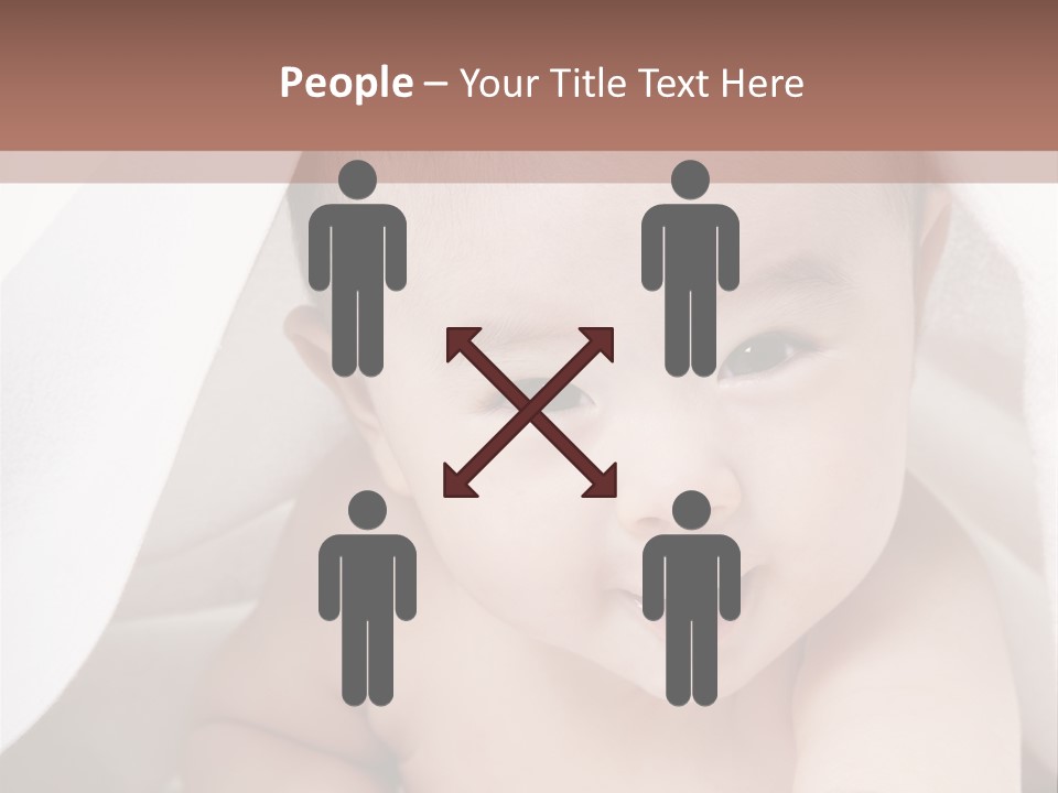 Baby Under The Covers PowerPoint Template