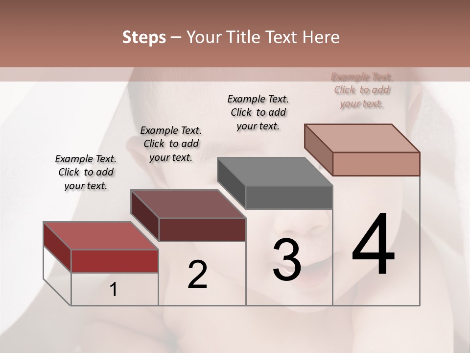 Baby Under The Covers PowerPoint Template