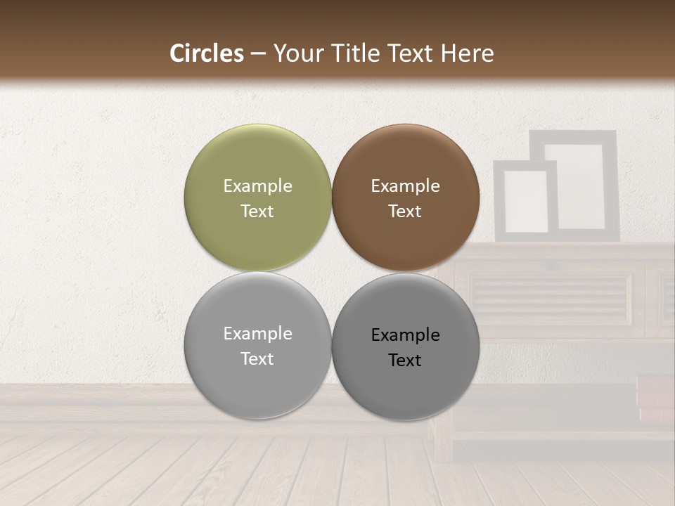 Interior Vase And Radio PowerPoint Template