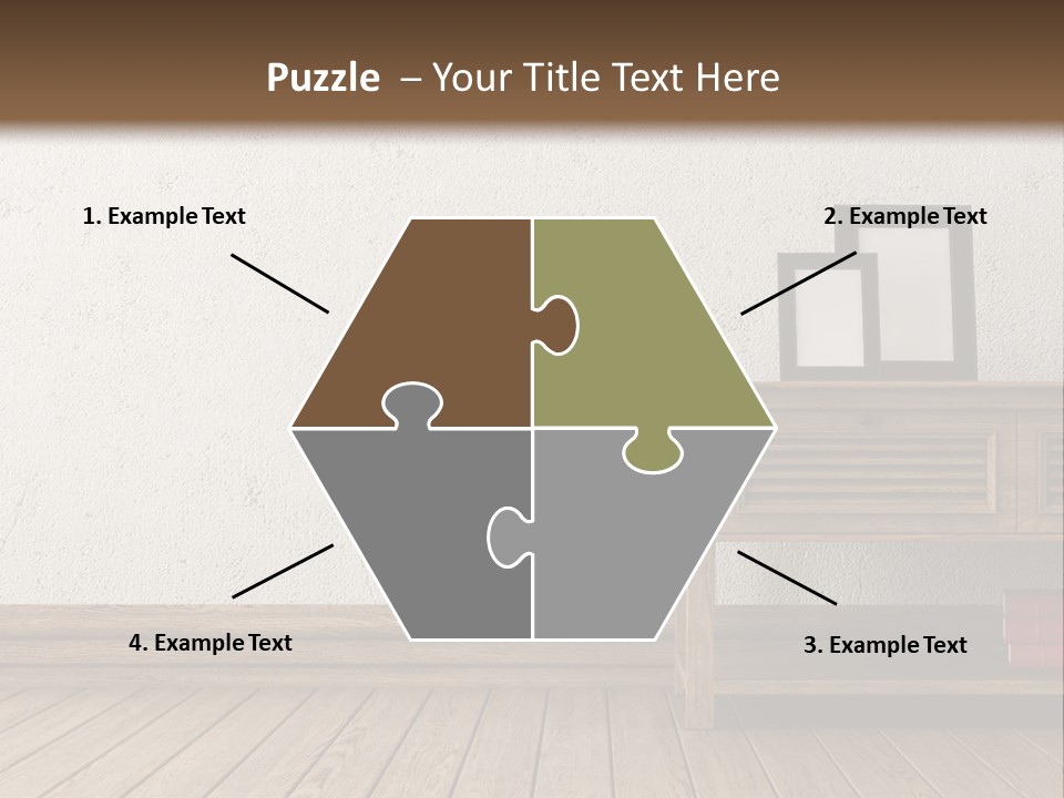 Interior Vase And Radio PowerPoint Template