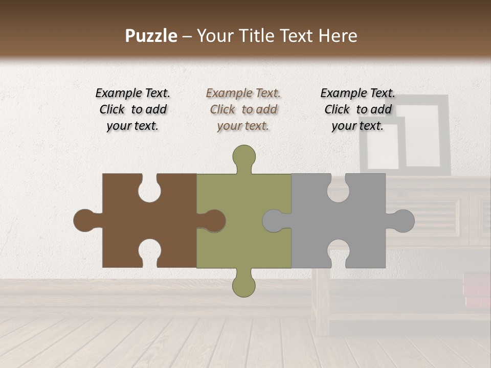 Interior Vase And Radio PowerPoint Template