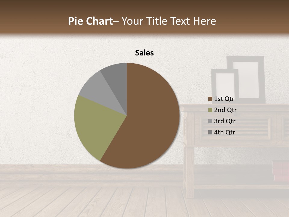Interior Vase And Radio PowerPoint Template