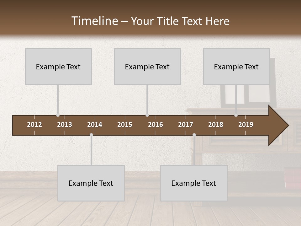 Interior Vase And Radio PowerPoint Template
