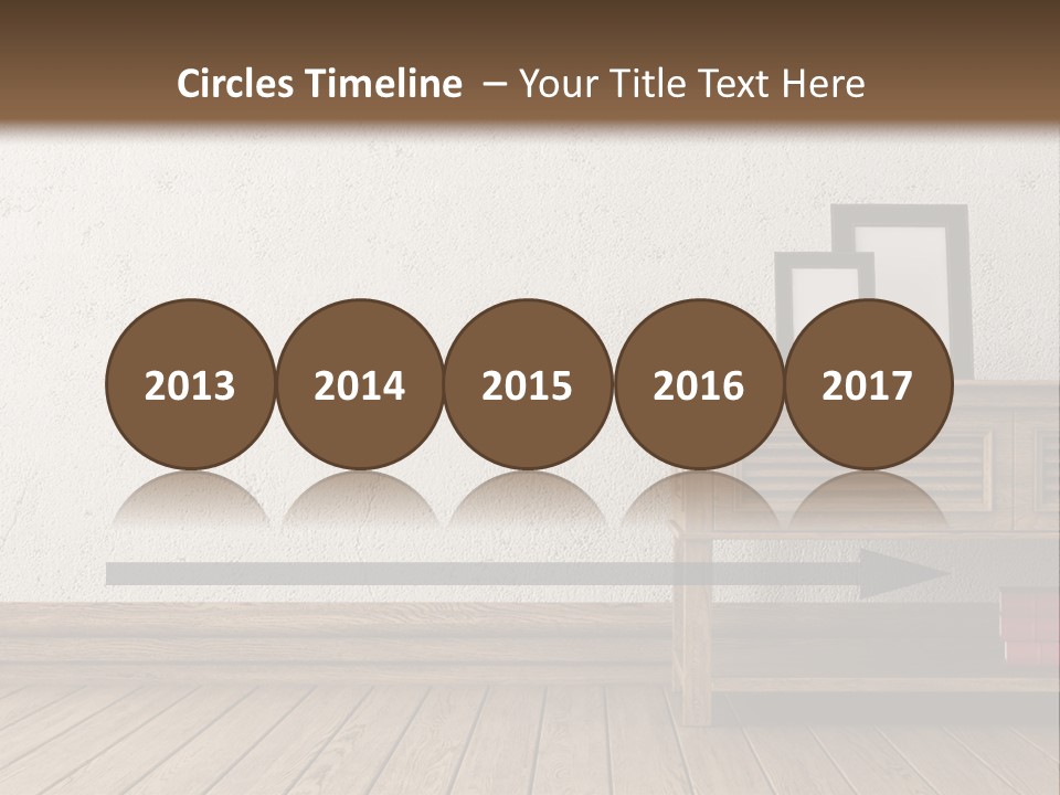 Interior Vase And Radio PowerPoint Template