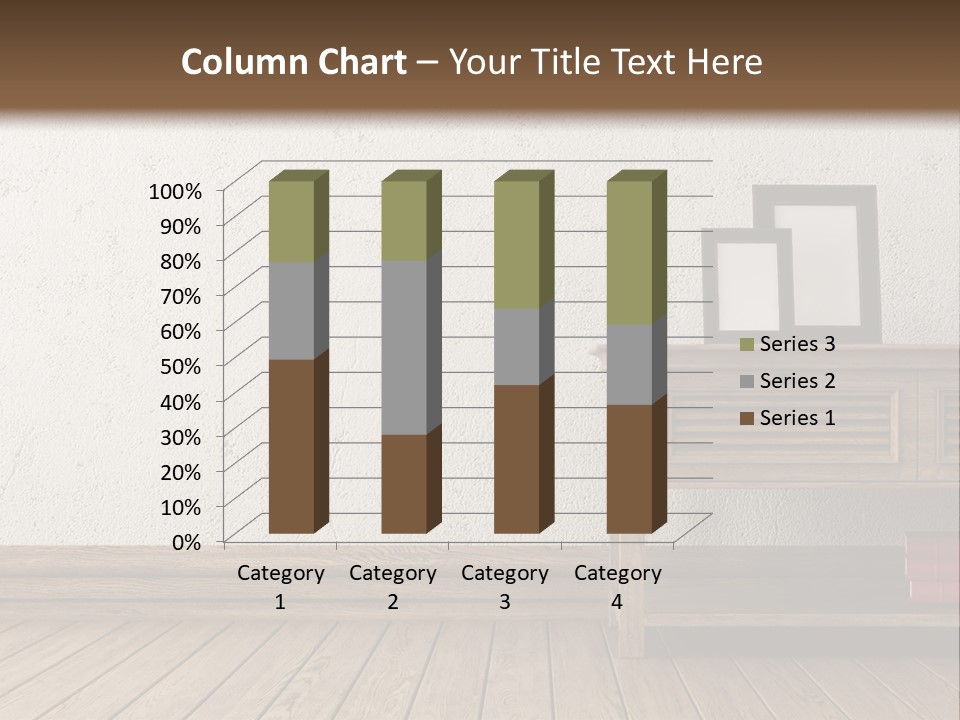 Interior Vase And Radio PowerPoint Template