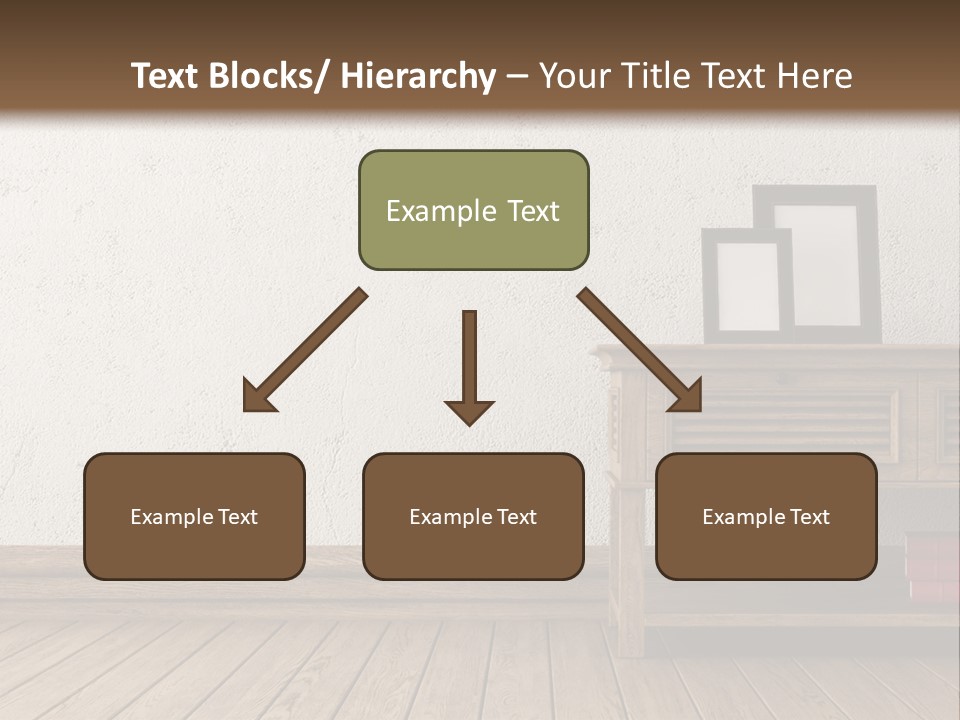 Interior Vase And Radio PowerPoint Template