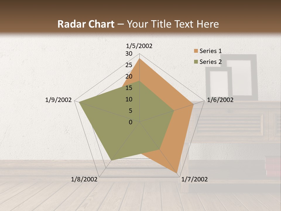 Interior Vase And Radio PowerPoint Template